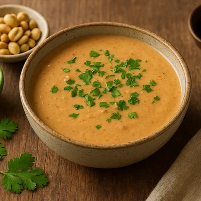 Cremige Gnut-Erdnusssauce
