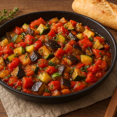 Schnelles Ratatouille aus der Pfanne