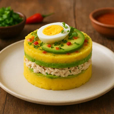 Causa Limeña – Peruanischer Kartoffel-Limetten-Kuchen