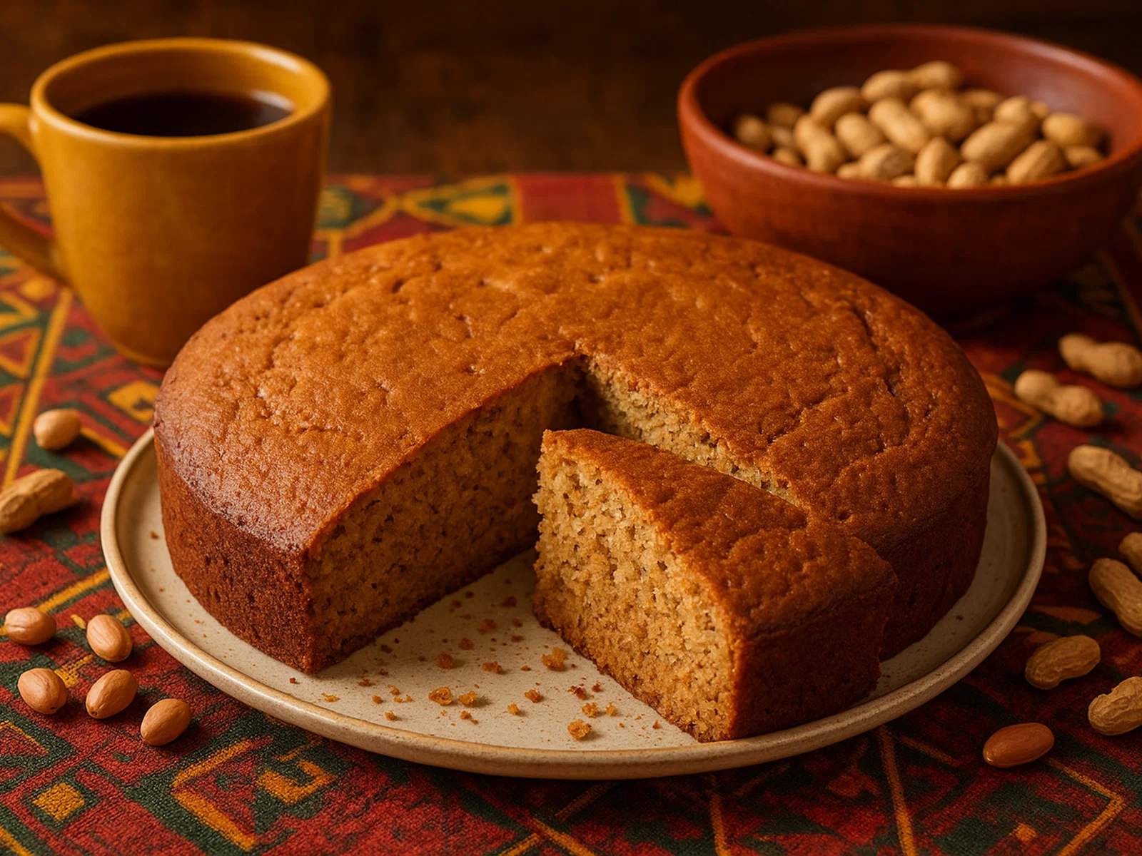 Bolo de Mancarra – Traditioneller Erdnusskuchen aus Guinea‑Bissau