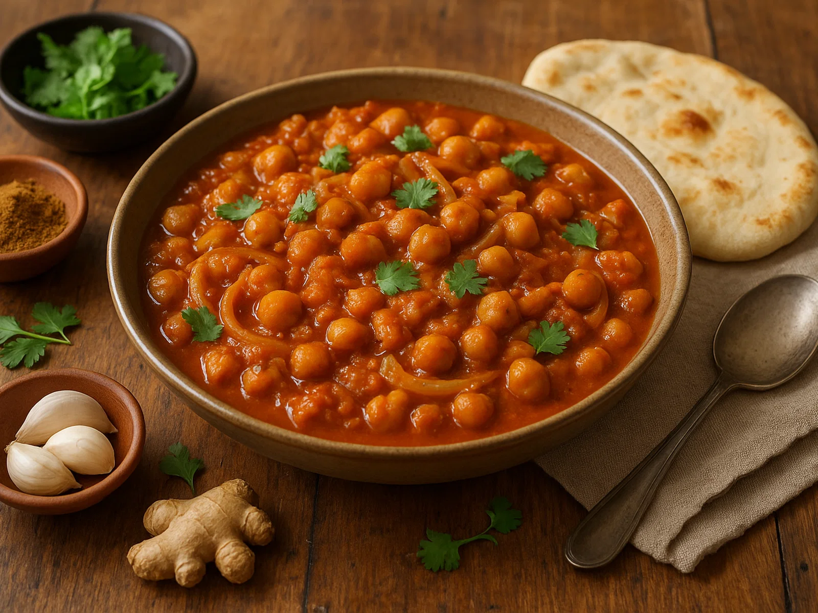 Kanda – würziges Zwiebel-Kichererbsen-Curry