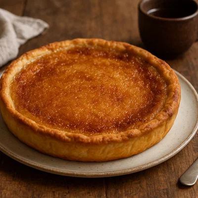 Tarte au Sucre – Französische Zuckertarte