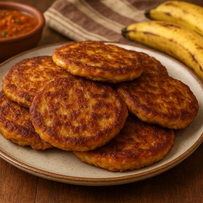 Tatale – Ghanaische Würzige Bananenpfannkuchen