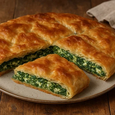 Byrek mit Spinat und Käse