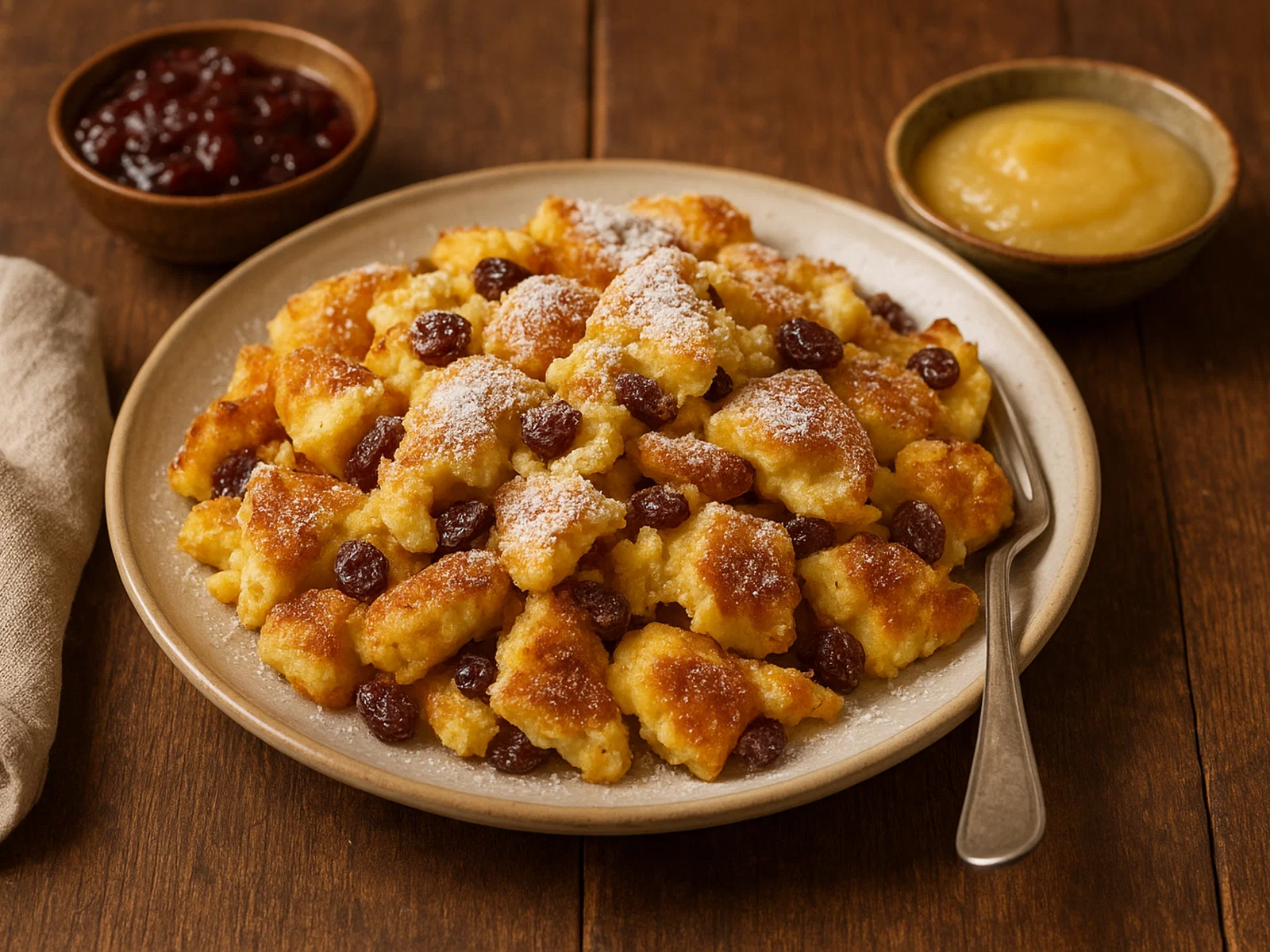 Kaiserschmarrn mit Rosinen