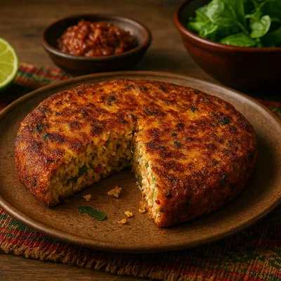Kulhi Boakibaa – Maledivischer Fischkuchen mit Thunfisch und Kokos