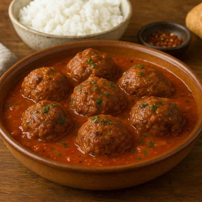 Saint Helena Fleischbällchen in Tomatensauce