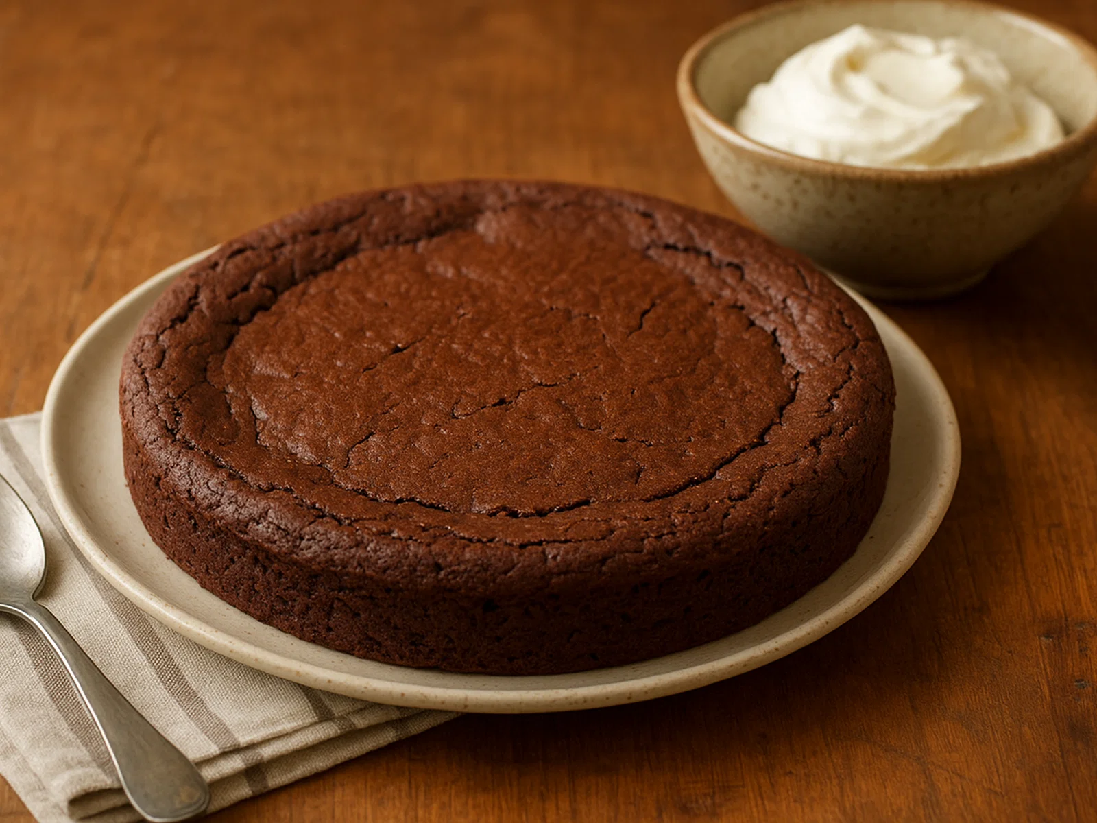 Schwedische Kladdkaka (klebriger Schokoladenkuchen)