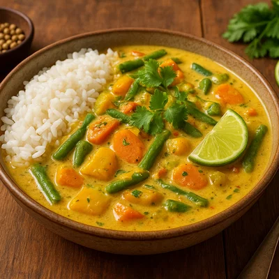 Kari Koko – Cremiges Kokos-Curry mit Gemüse