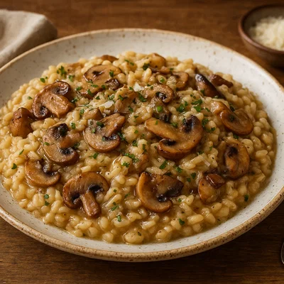 Risotto ai Funghi (Cremiges Pilzrisotto)