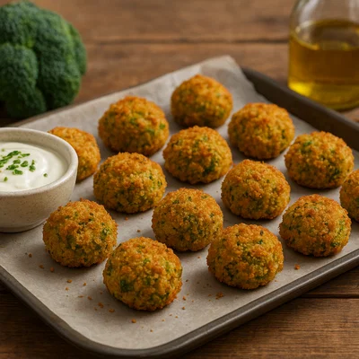 Brokkoli-Käse-Nuggets aus dem Ofen
