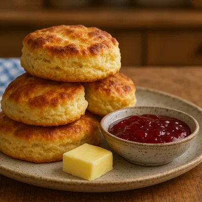 Isländische Skonsur (Pfannen-Scones)