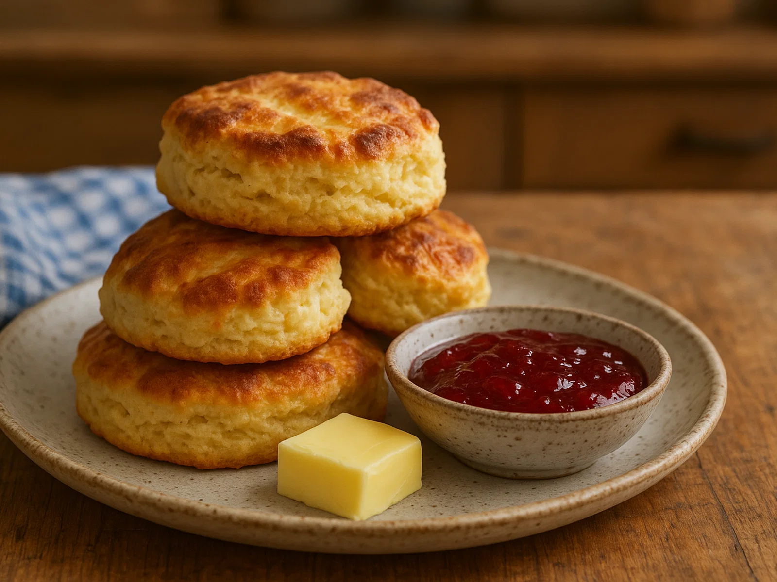 Isländische Skonsur (Pfannen-Scones)