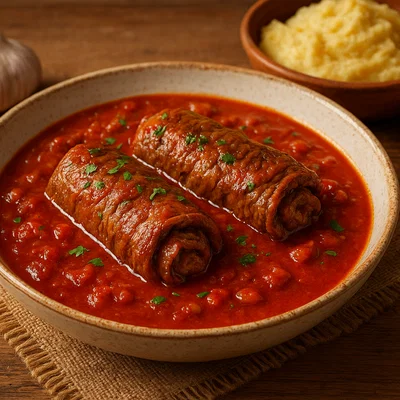 Bragioli – Maltesische Rinderrouladen in Tomatensauce