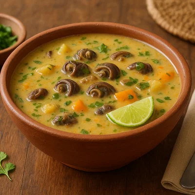 Sopa de Caracol – Honduranische Kokos-Schneckensuppe