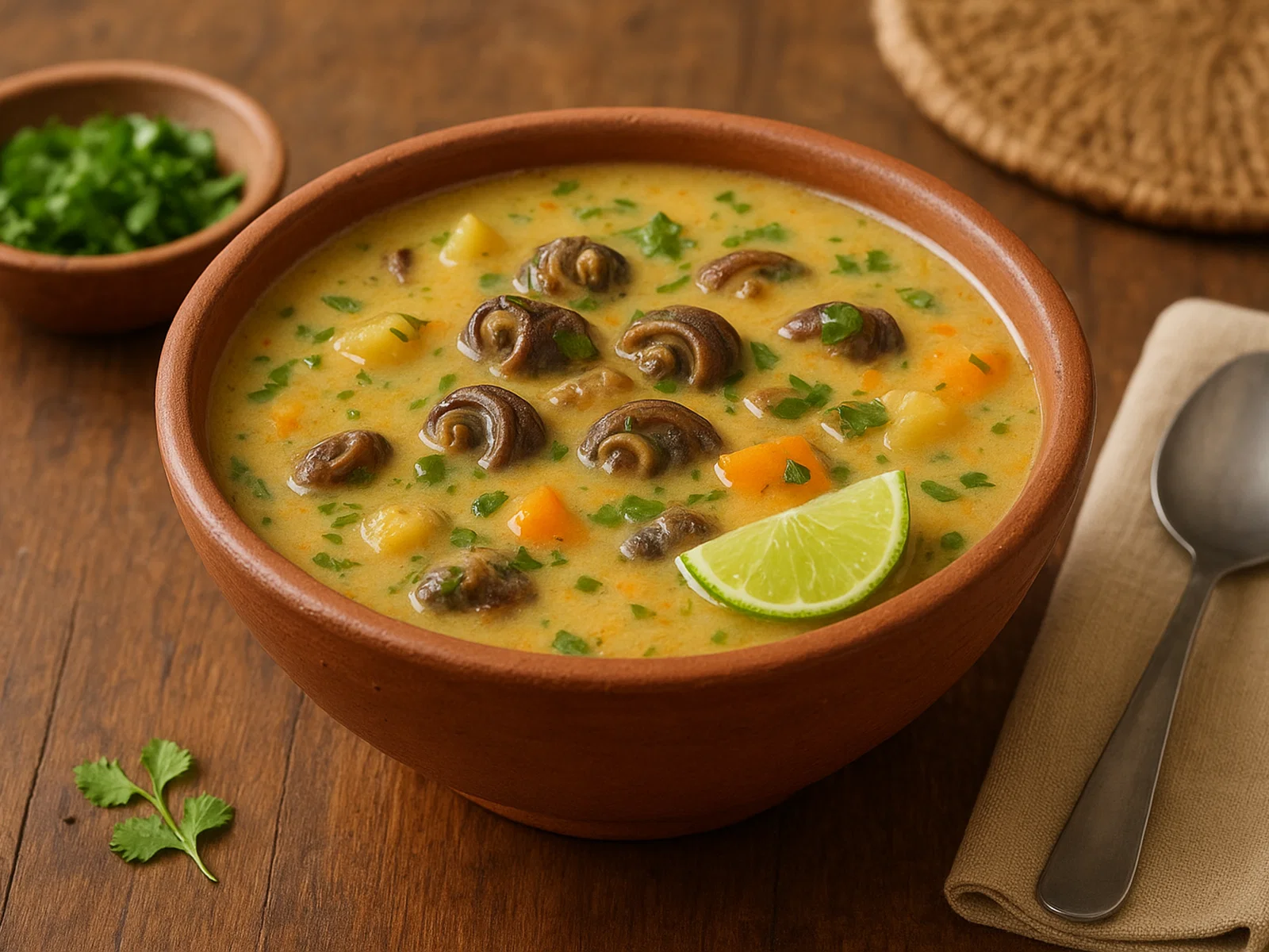 Sopa de Caracol – Honduranische Kokos-Schneckensuppe
