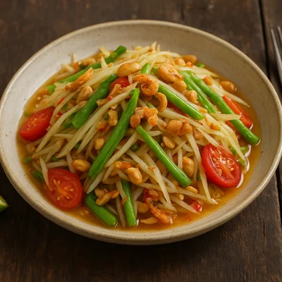 Grüner Papaya-Salat (Som Tam)
