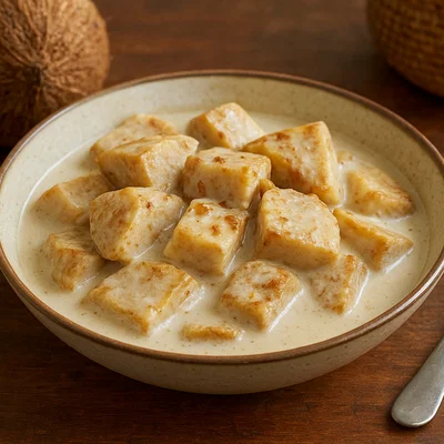Bwabwai – Gebackene Taro-Wurzeln in Kokosmilch