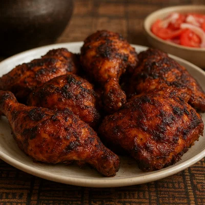 Koklo Meme – Ghanaisches gegrilltes Hähnchen