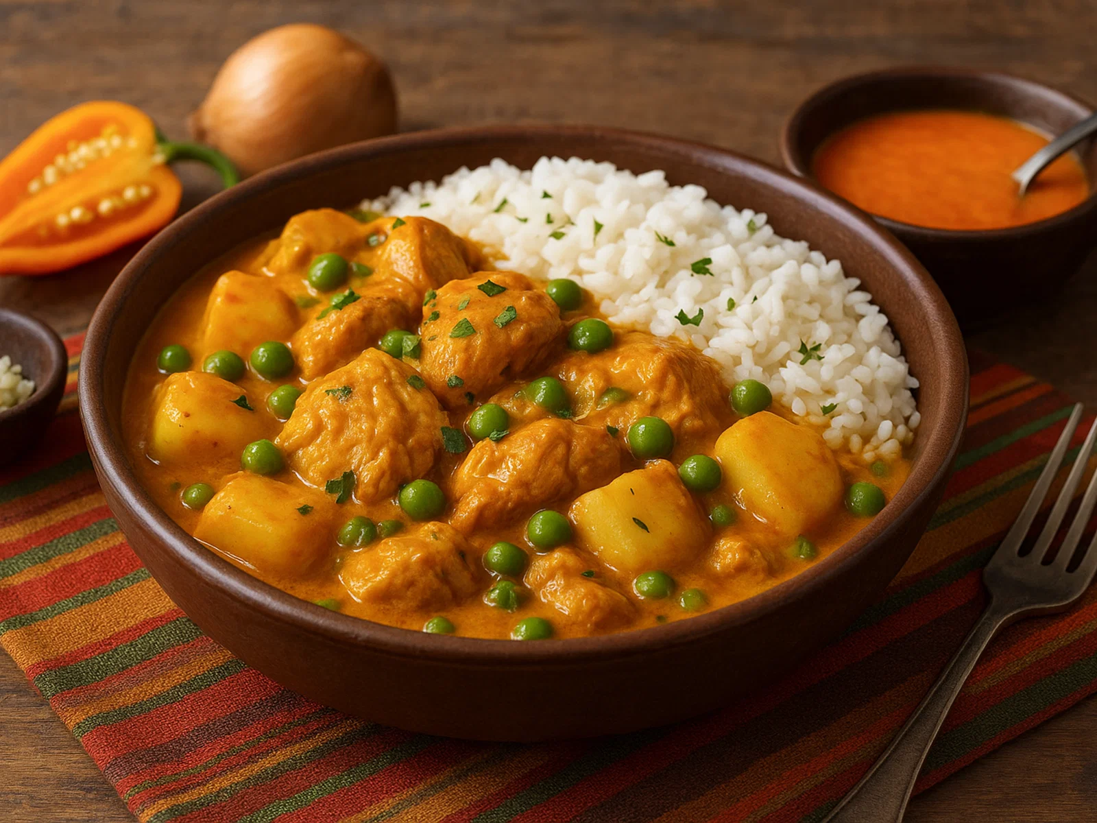 Sajta de Pollo – Bolivianischer Hähncheneintopf mit Aji Amarillo