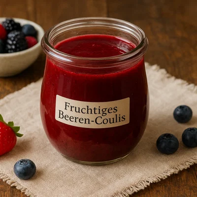 Fruchtiges Beeren-Coulis