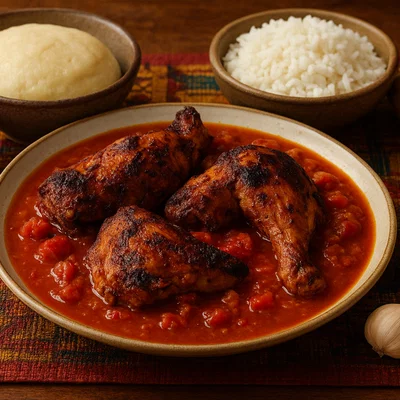 Kati Kati – Geräuchertes Hähnchen aus Kamerun
