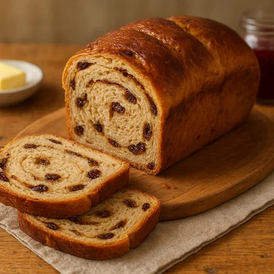 Süßes Zimt-Rosinen-Brot