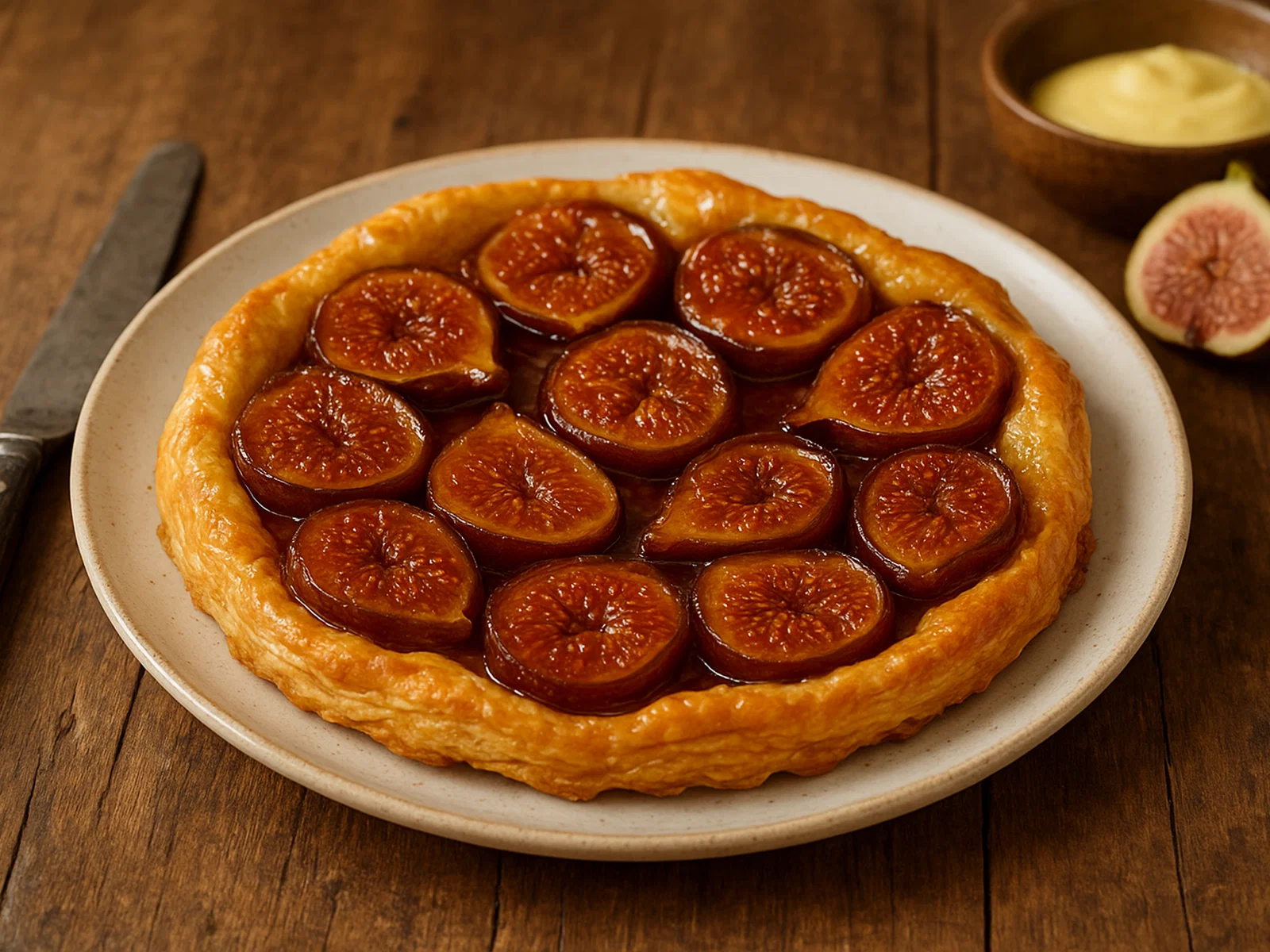 Feigen-Tarte Tatin