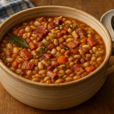 Guernsey Bean Jar – Traditioneller Bohnen‑Eintopf mit Speck
