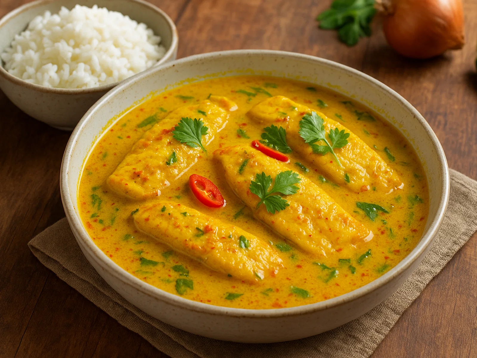 Sua Ikan – Indonesischer Fisch in würziger Kokosmilchsauce