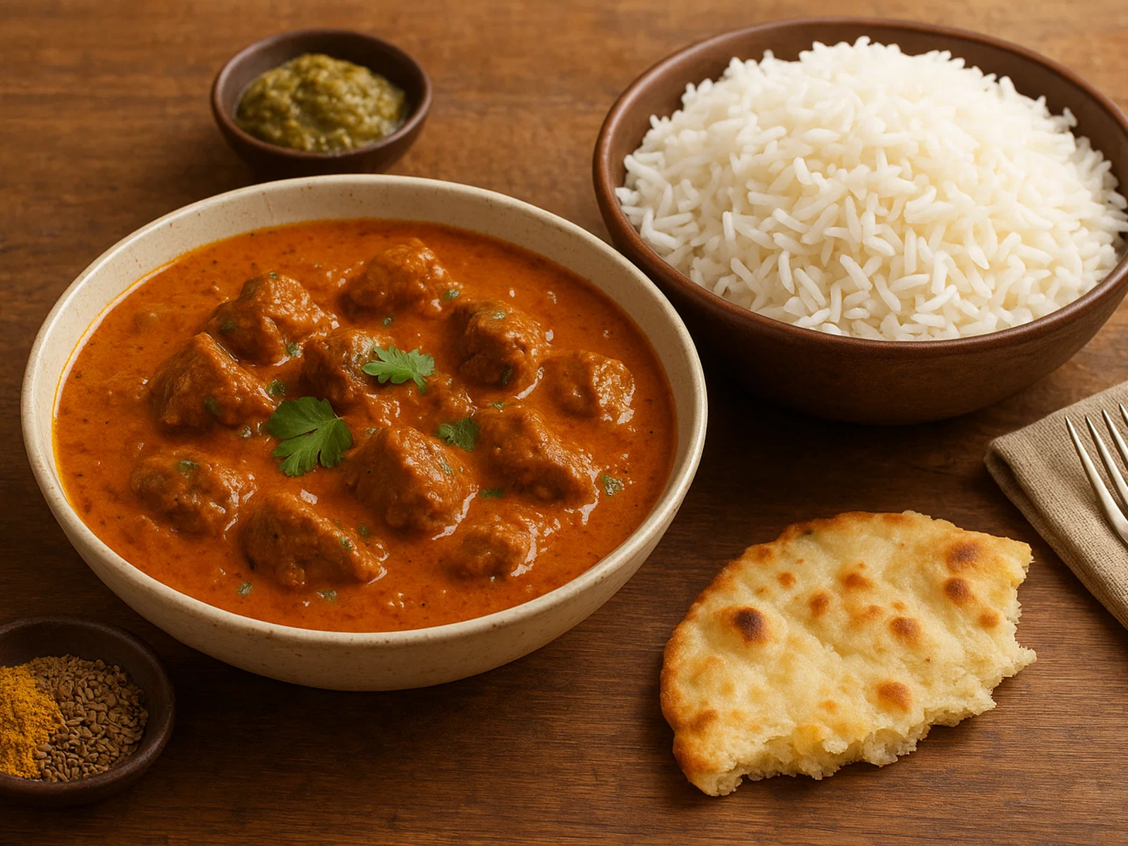 Indisches Lamm-Curry mit Basmatireis