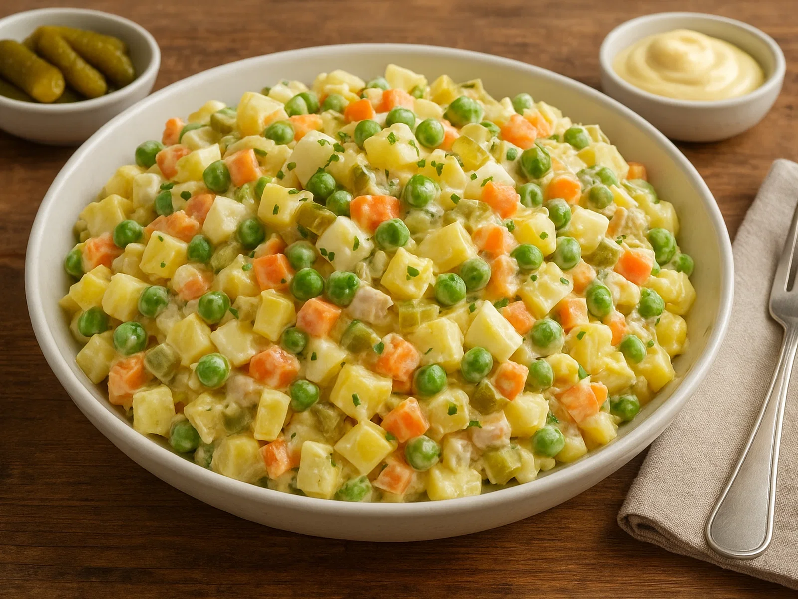Klassischer Olivier-Salat (Russischer Salat)