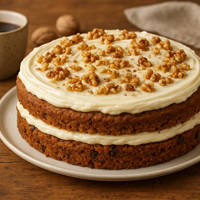 Saftiger Karottenkuchen mit Cream Cheese Frosting
