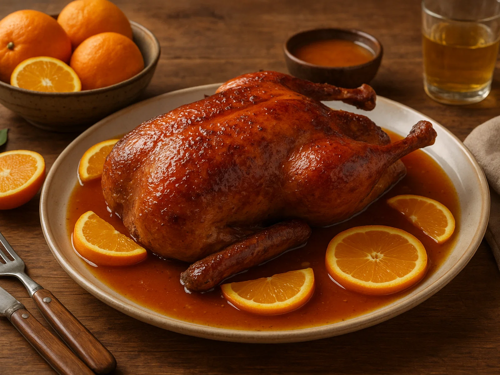 Ente à l’Orange – klassischer französischer Braten