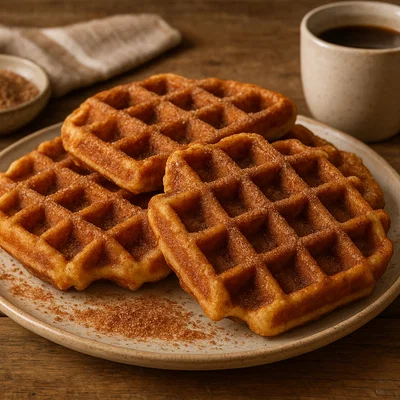 Zimt-Zucker-Waffeln