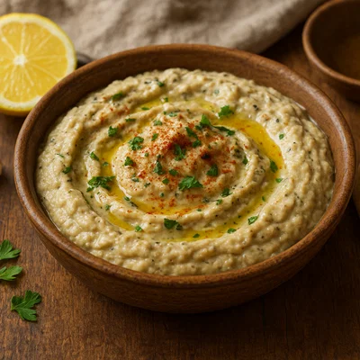 Babaganoush – Rauchiger Auberginen-Tahin-Dip
