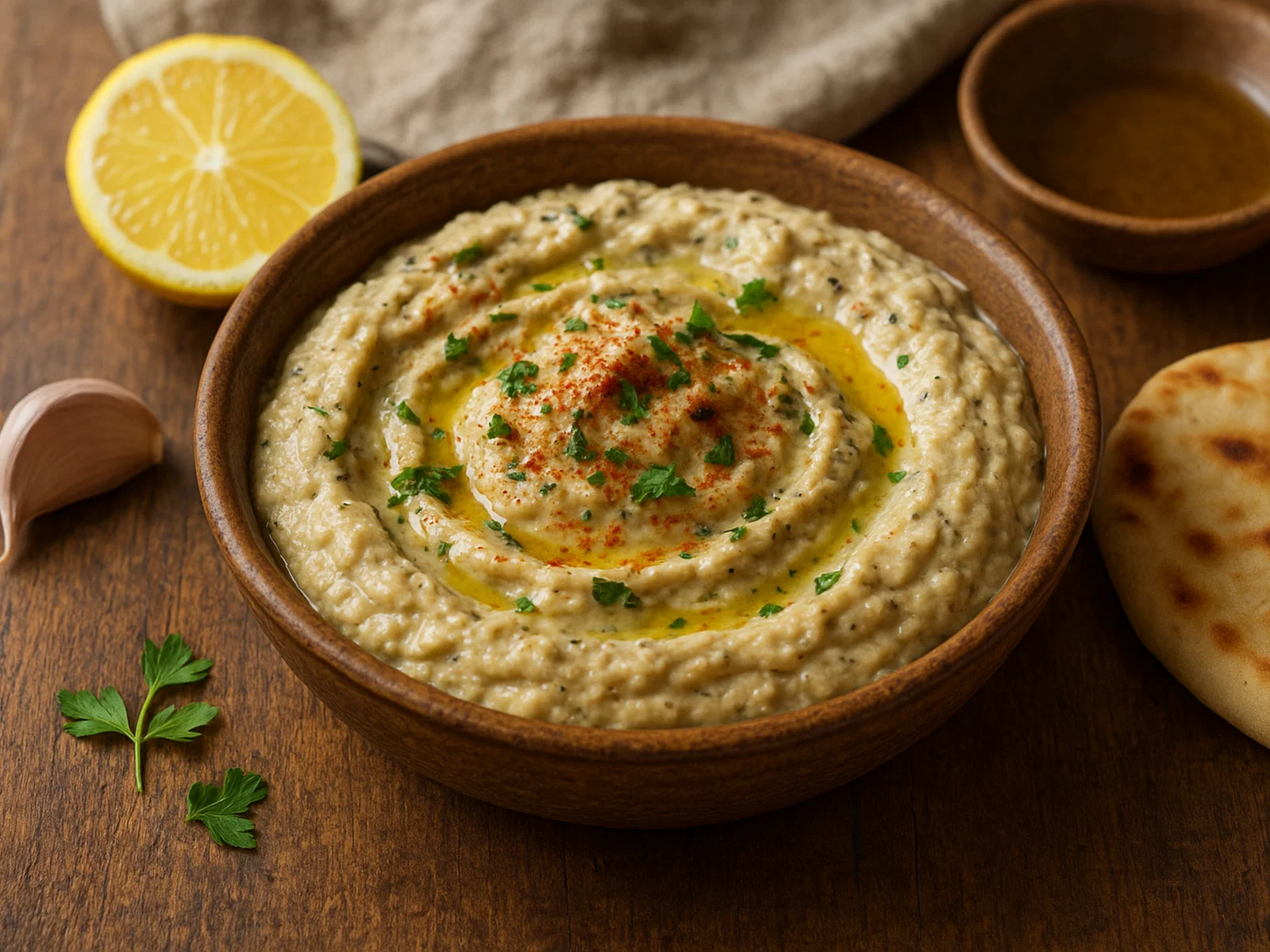 Babaganoush – Rauchiger Auberginen-Tahin-Dip