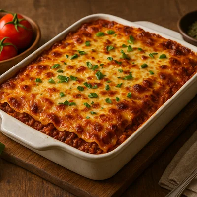 Pikante Lasagne mit Hackfleisch