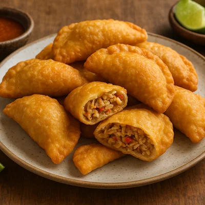 Gulha – maledivische Thunfisch-Kokos-Teigtaschen