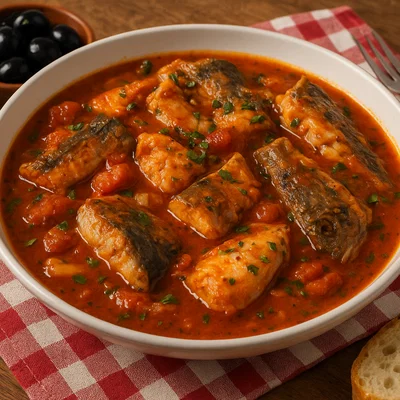 Kroatischer Fischeintopf Brudet