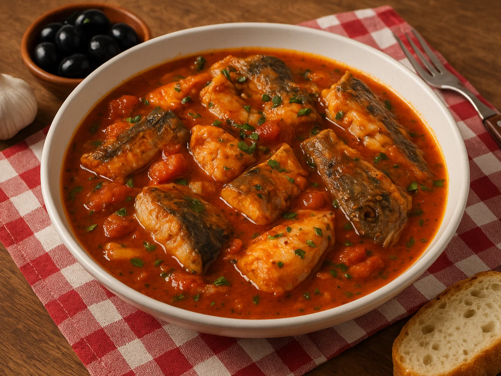 Kroatischer Fischeintopf Brudet