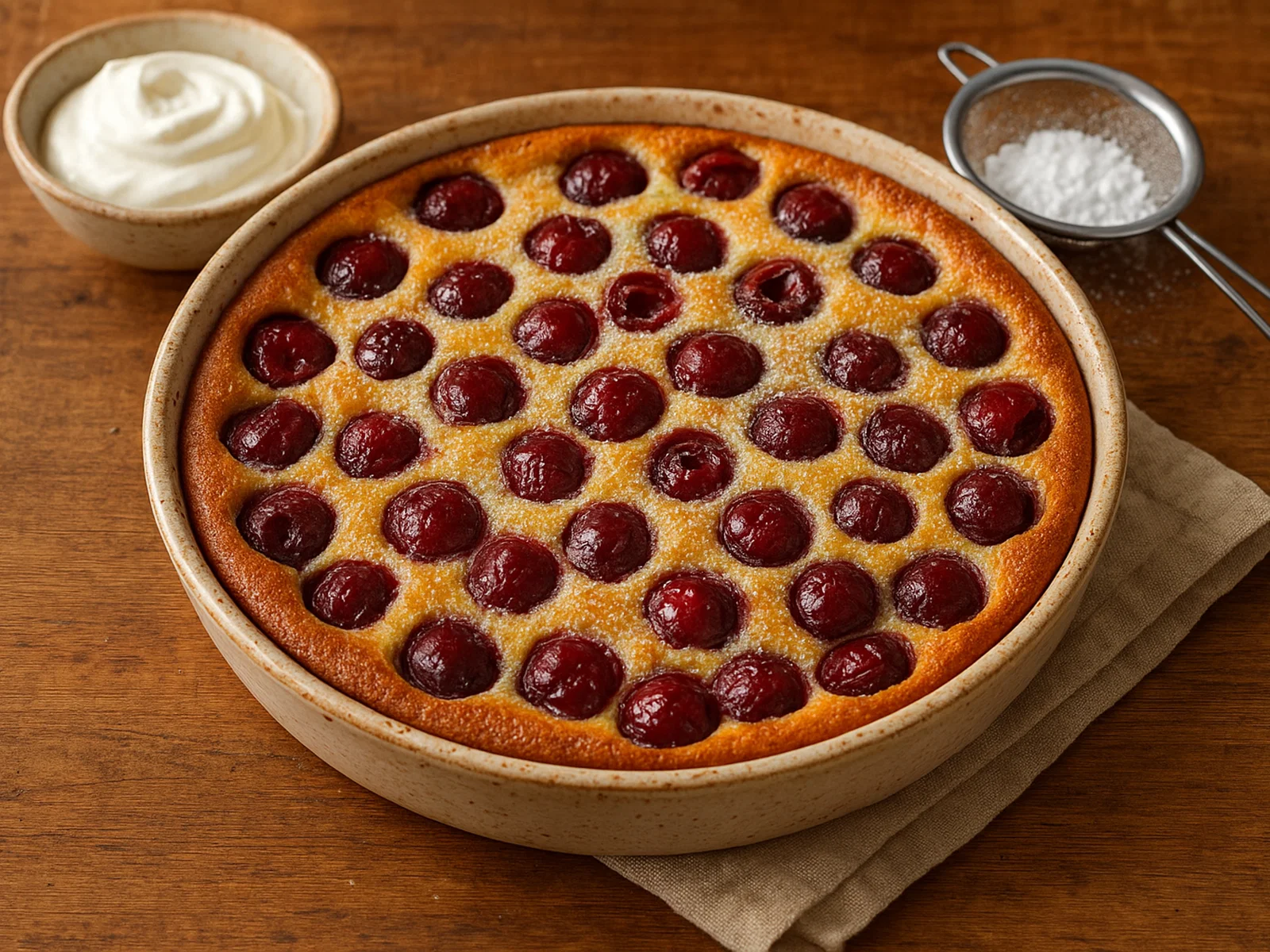 Klassischer Kirsch-Clafoutis