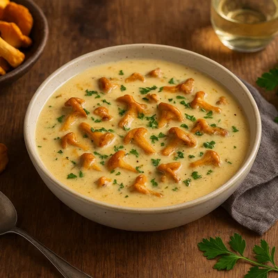 Pfifferling-Cremesuppe