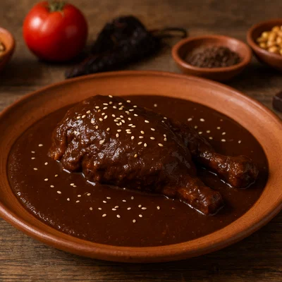 Mole Poblano mit Hähnchen
