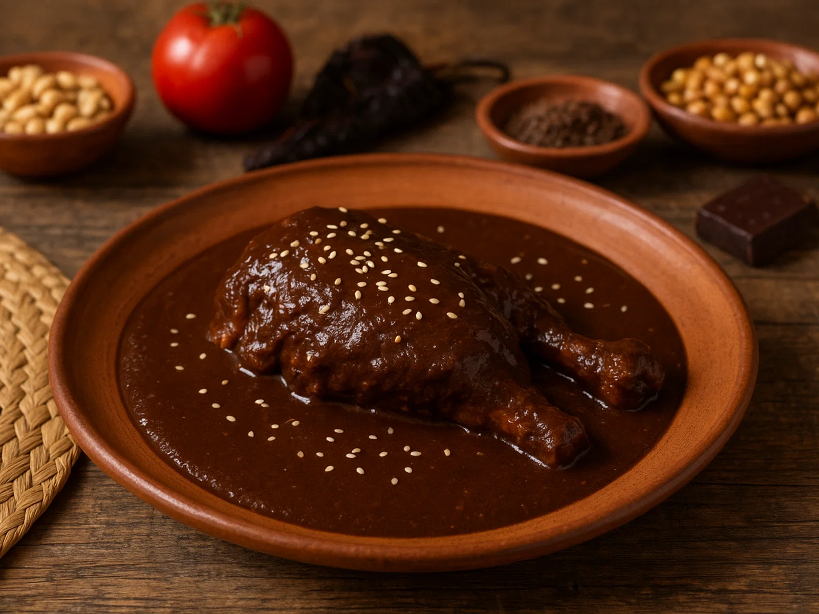Mole Poblano mit Hähnchen