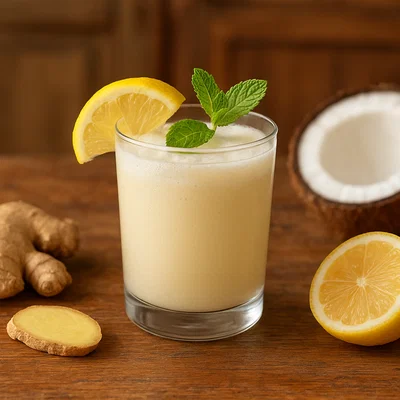 Ingwer-Kokos-Mocktail