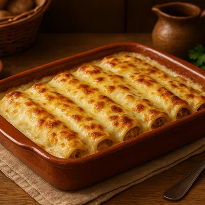 Canelons a la Andorrana (Andorranische Fleisch-Cannelloni)