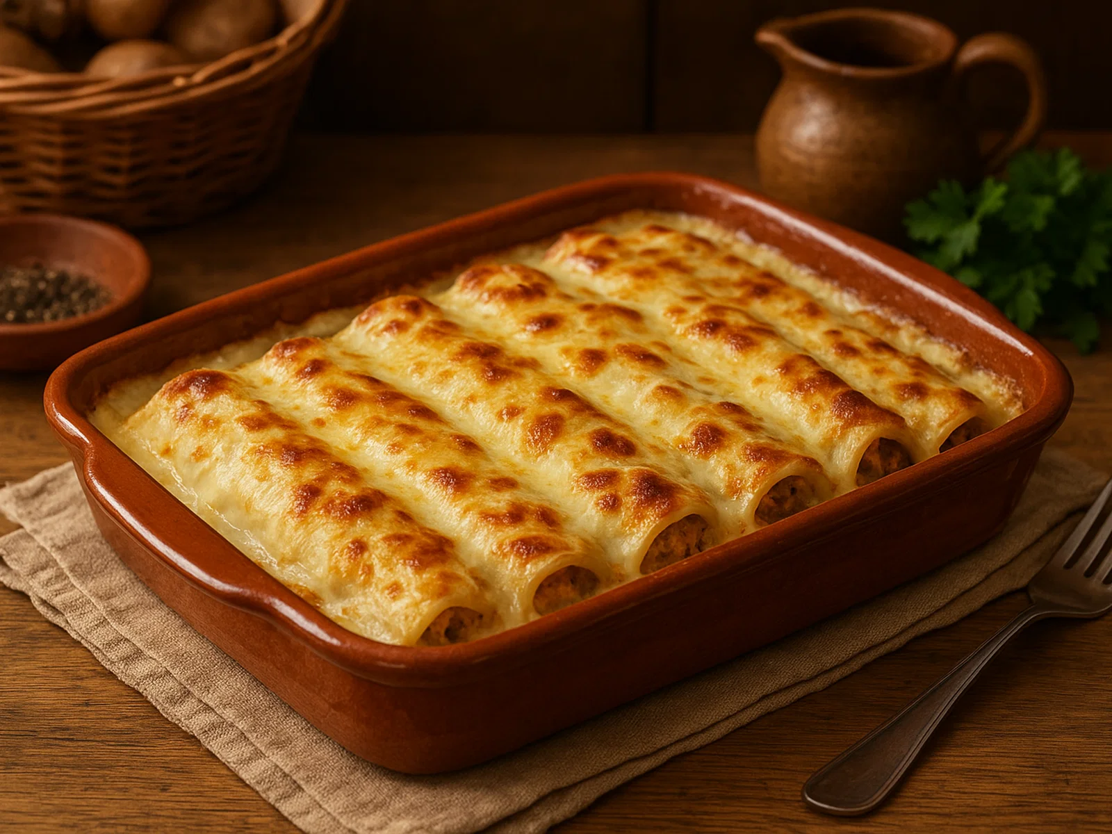Canelons a la Andorrana (Andorranische Fleisch-Cannelloni)
