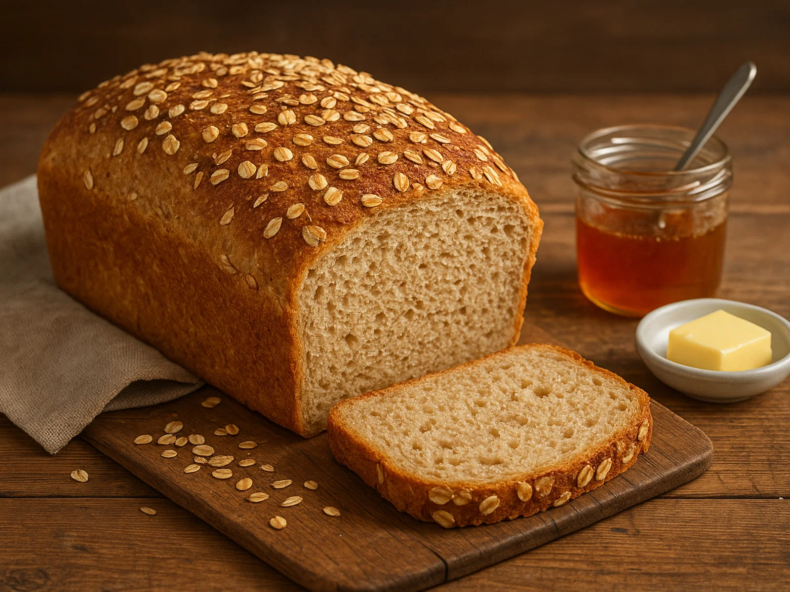Honig-Hafer-Brot