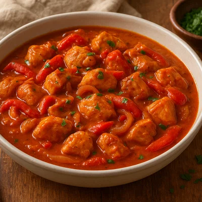 Hühnchen-Paprika-Gulasch